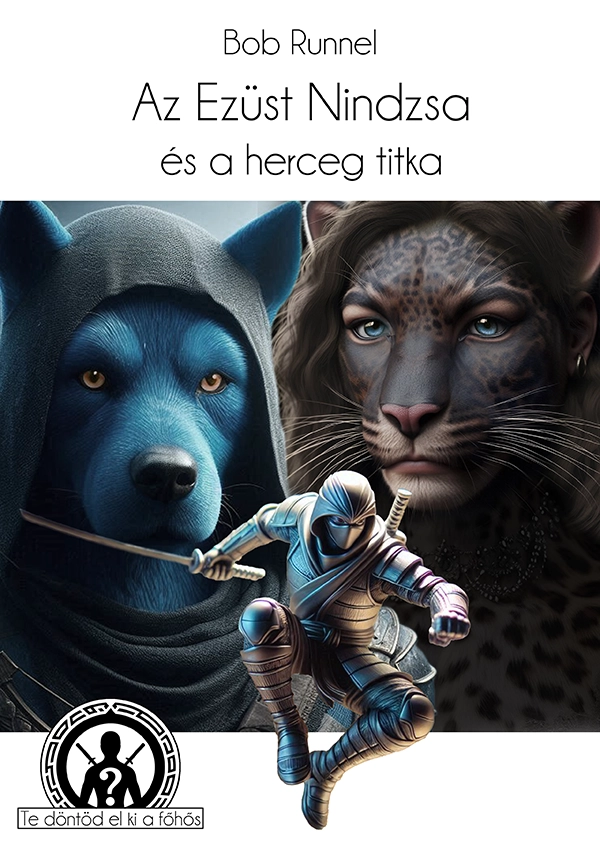 Az Ezüst Nindzsa és a herceg titka könyv borító